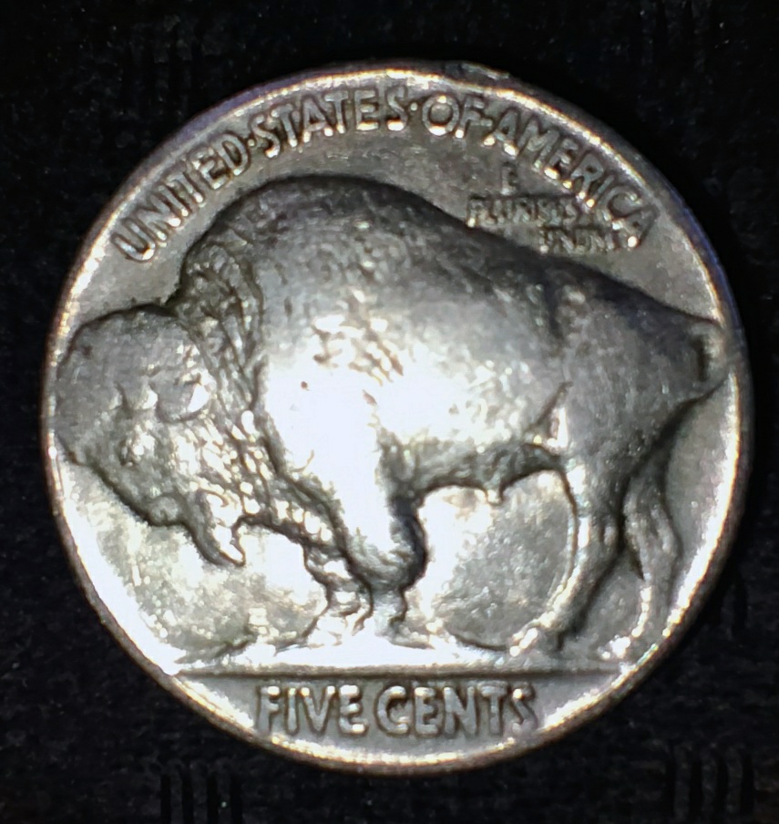 1937-Buffalo-Nickel-,-What-Do-You-Think?five-Cents--DD?