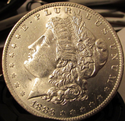 1883-O-Dollar,-Bu,-Strikethrough