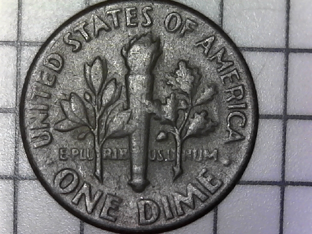 1966-Roosevelt-Dime-Weighing-2.18-Grams-And-Looks-All-Brown