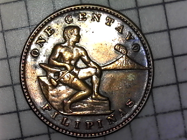1930-M,-One-Centavo-Philippine-Coin-Under-US-For-Grading