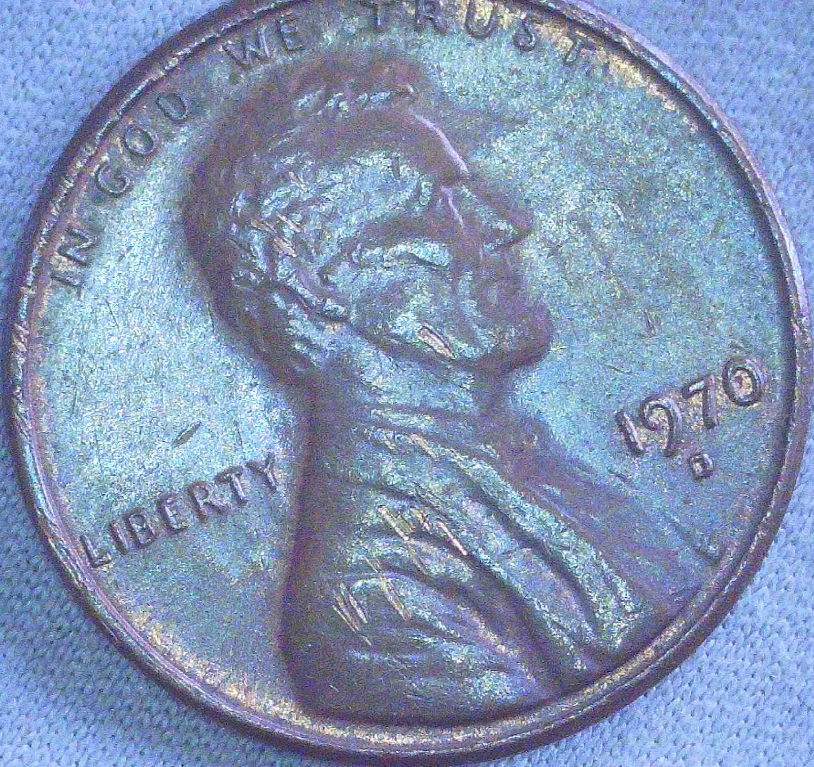 1970-D-Lincon-Cent-Die