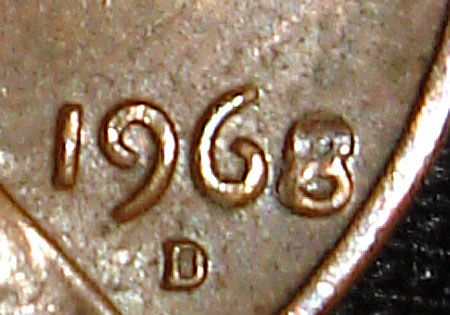 1968-D-Lincoln-Memorial-Cent-With-Repunched-Date