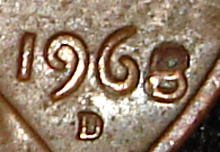 1968-D-Lincoln-Memorial-Cent-With-Repunched-Date