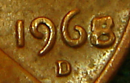 1968-D-Lincoln-Memorial-Cent-With-Repunched-Date