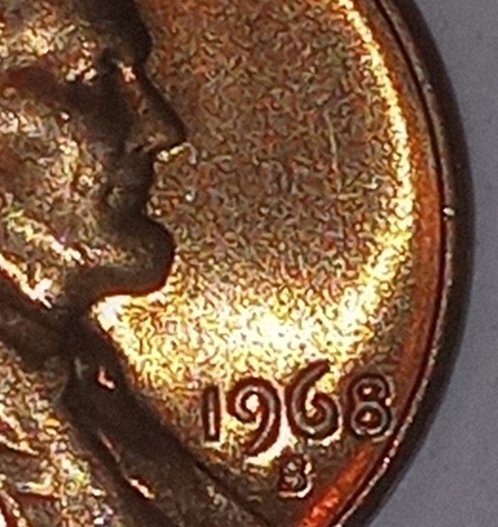 1968-S-Penny/Cent-Maybe-A-Proof?-Satin-Mirror-Surface.-Excellent-Condition.
