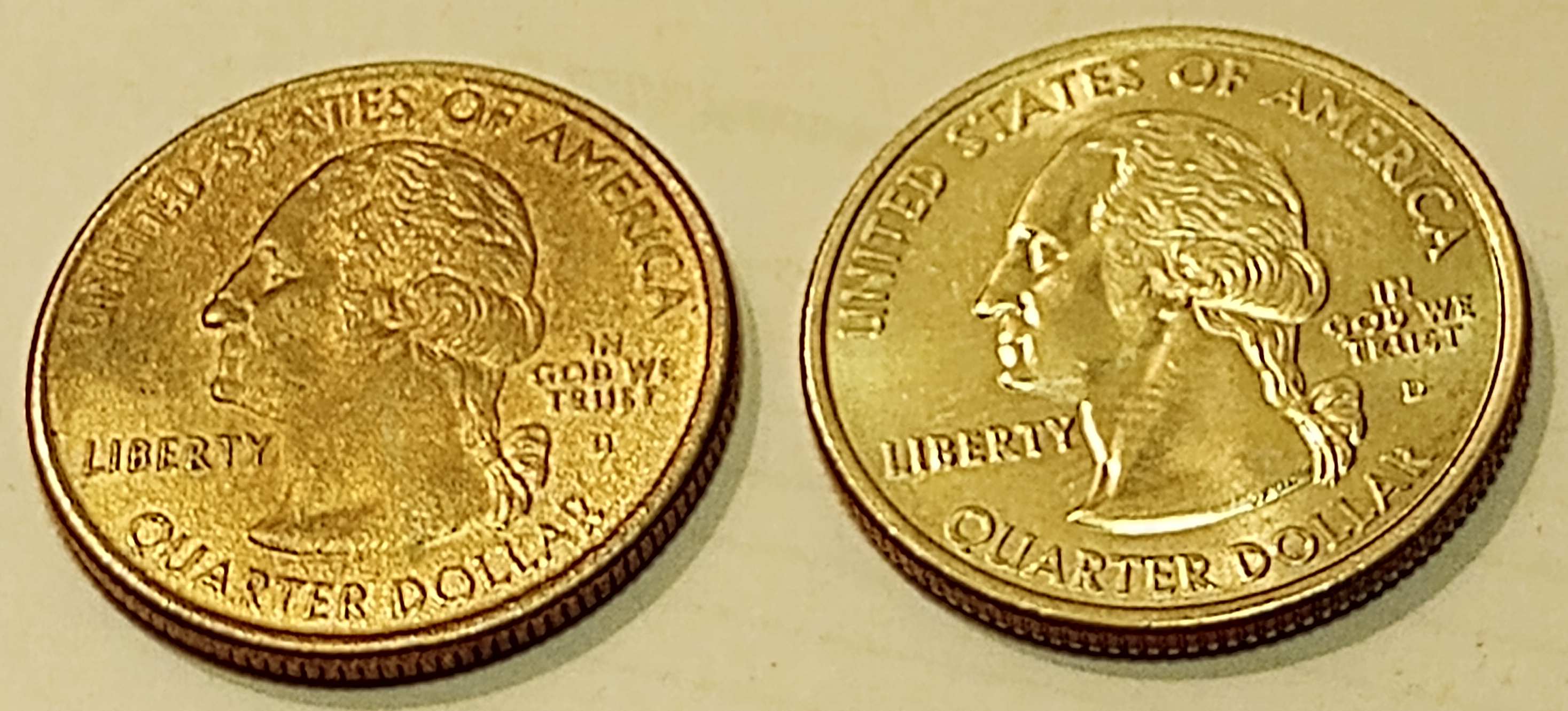 2000-D-Massachusetts-Gold-Bronze-Quarter-With-Improper-Annealing-Or-Other-Mint-Error?