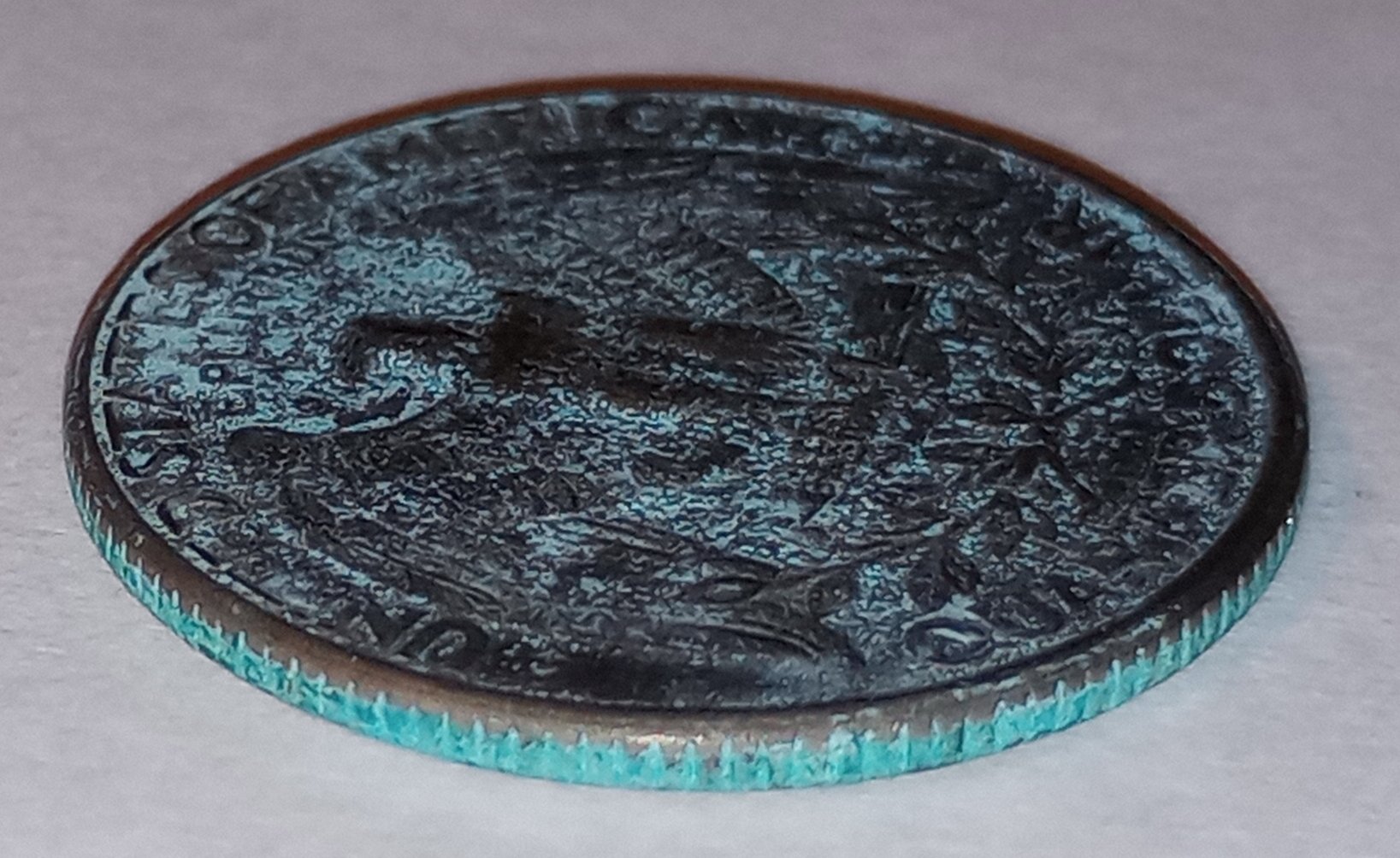 1998-P-Quarter-Improperly-Annealed-Or-Other-Error?-Copper-Color-Green-Corrosion