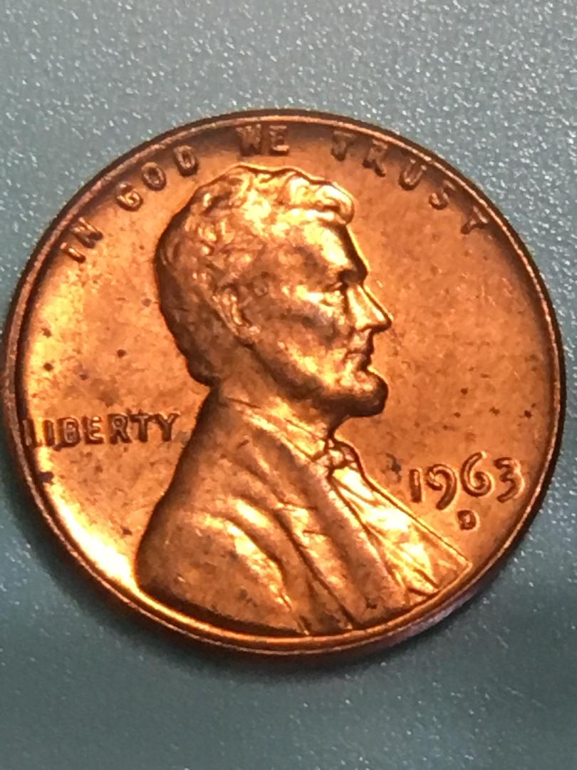 1963-Penny-Color-That-Is-Different-Than-My-Other-1963's.-Is-There-A-Error