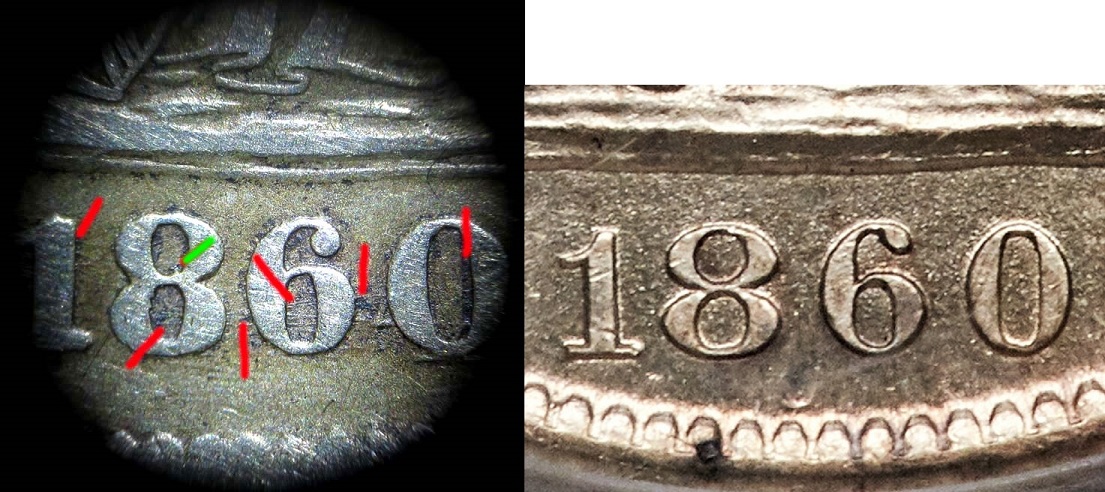 Impossible-Find?-Seated-Liberty-Half-Dollar-1860-S--0-Over-A-Clear-4.