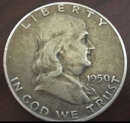 1950-Franklin-Half-Dollar-For-Grading