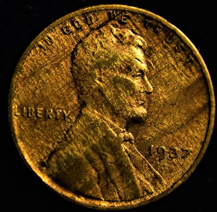 1937-Wheat-Cent-Improper-Alloy-Mix-