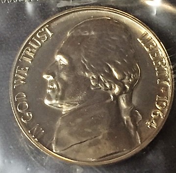 1964-Jefferson-Nickel-?-SMS,-PR-?