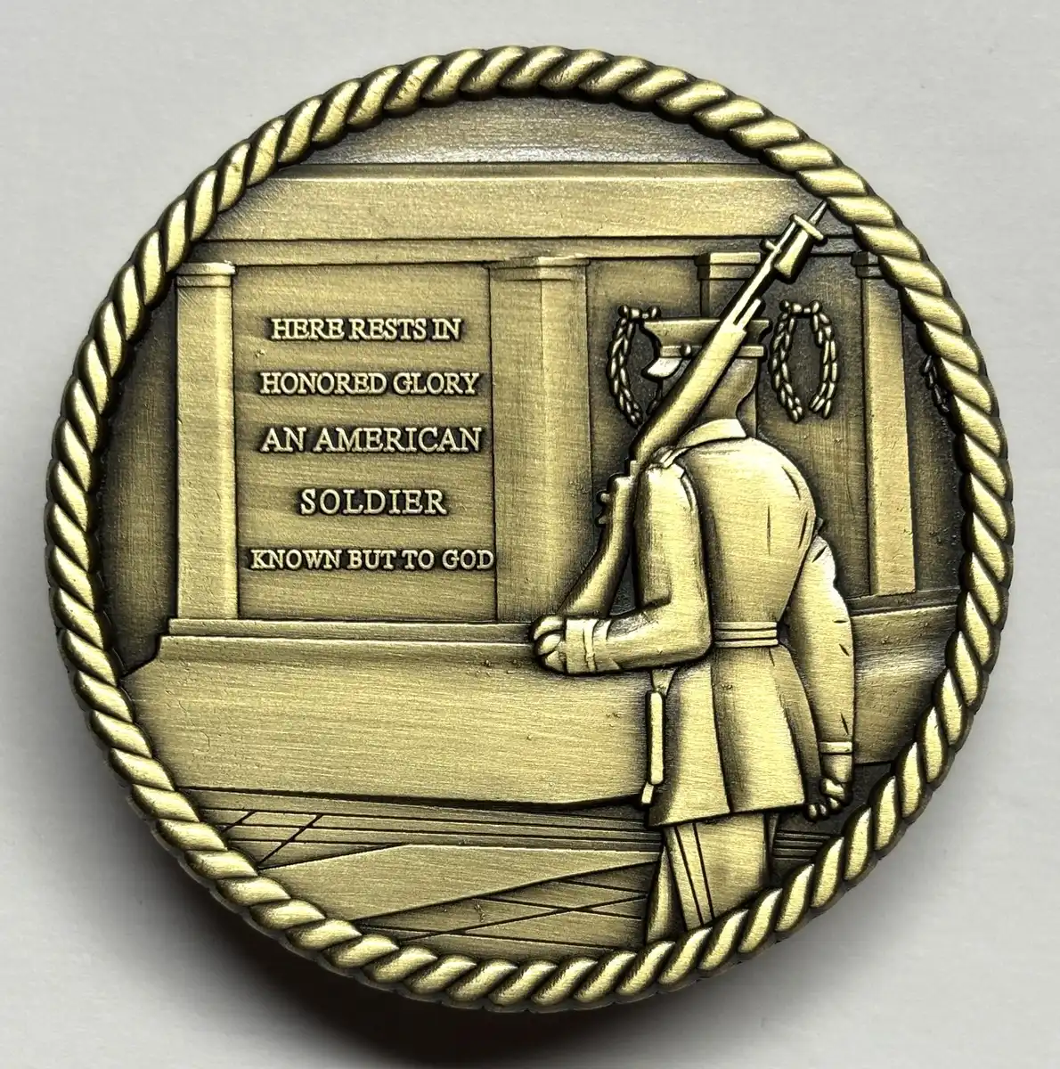 Post-A-Coin-Or-Medal-Devoted-To-A-Military-Subject