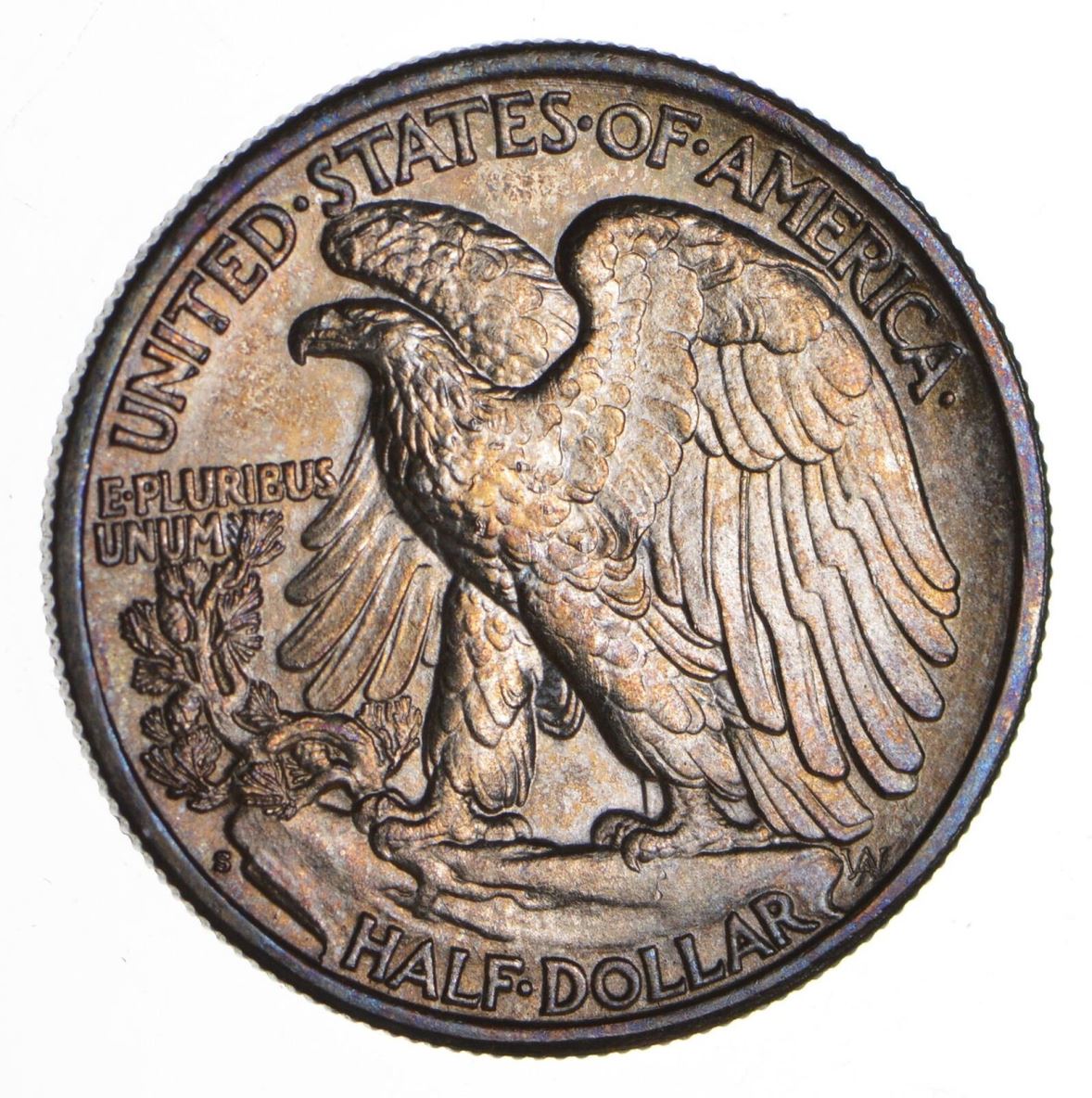 1933-S-Walking-Liberty-Half,-Toned
