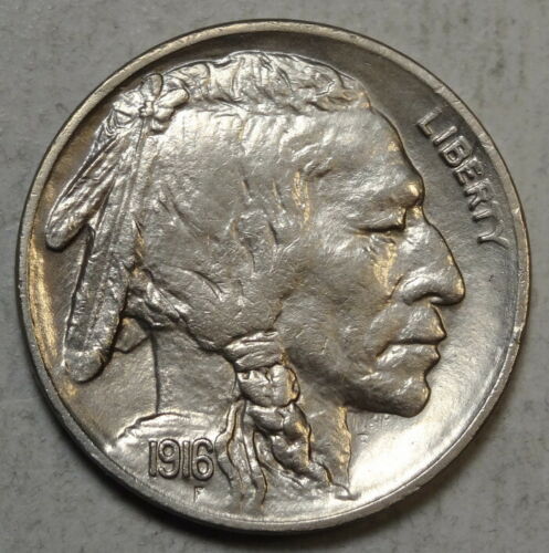 1916-S-Buffalo-Nickel,-Unslabbed,