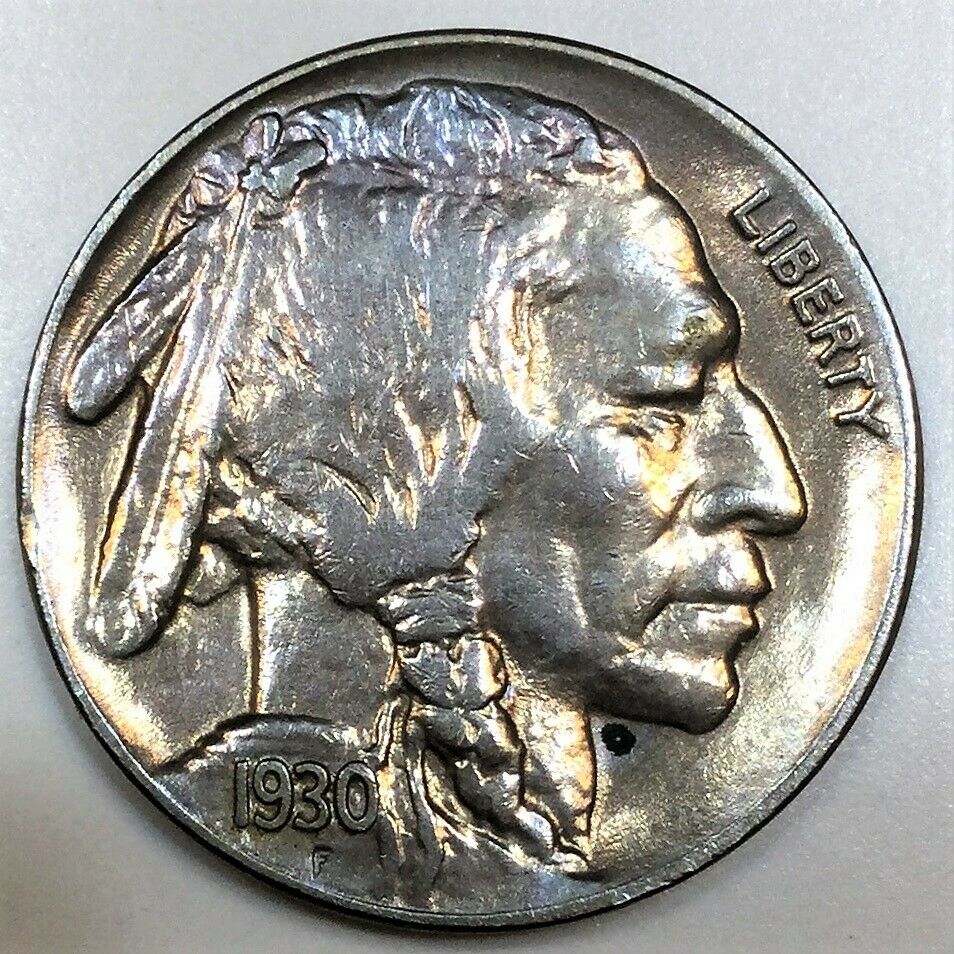 1930-S-Buffalo-Nickel,-Unslabbed,-Whizzed?