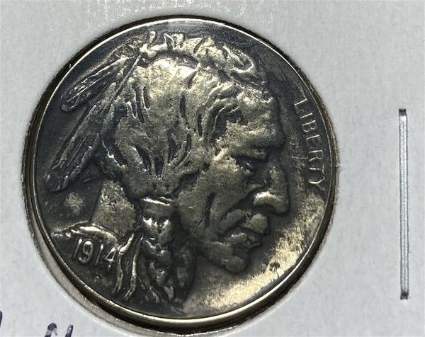1914-S-Buffalo-Nickel,-Very-Strange-Coin