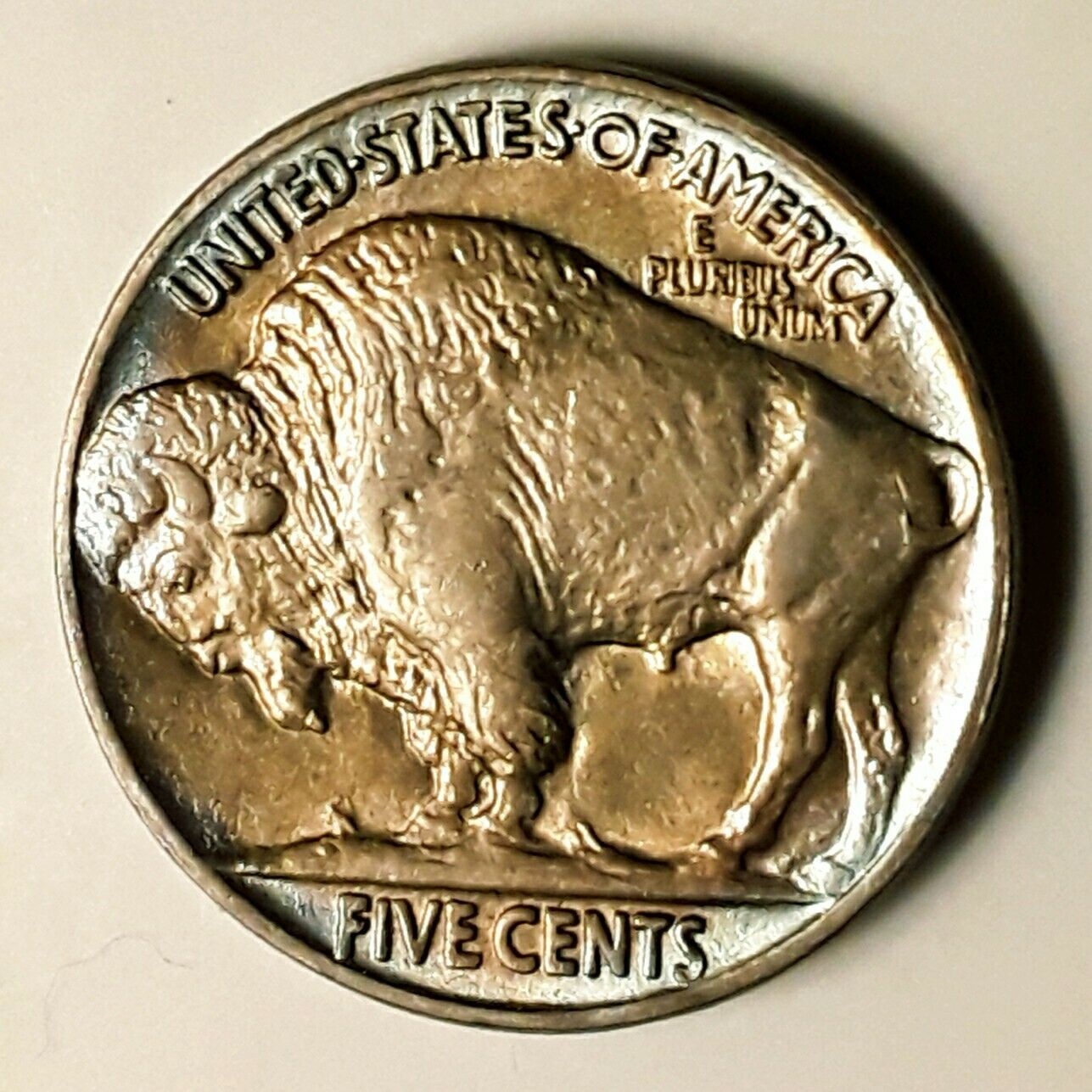 1925-Buffalo-Nickel,-Unslabbed,-Varnished?