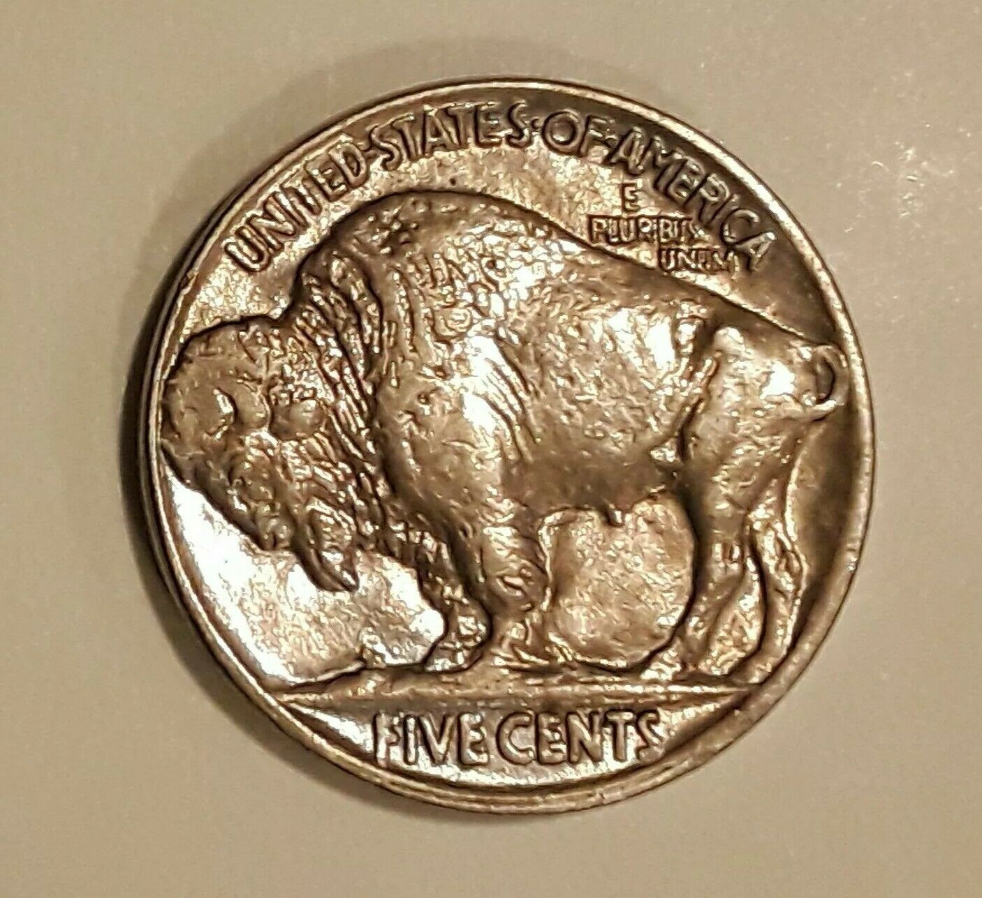 1923-Buffalo-Nickel,-Glossy