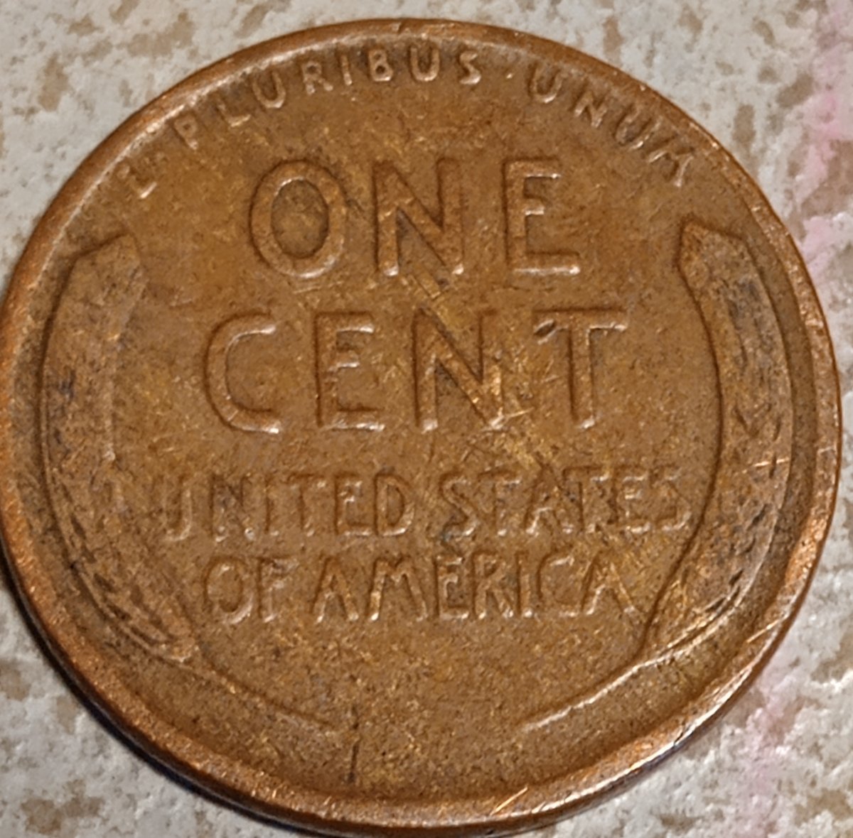 Wheat-Penny.-Year-Unknown.-Weird-PMD-On-Only-One-Side