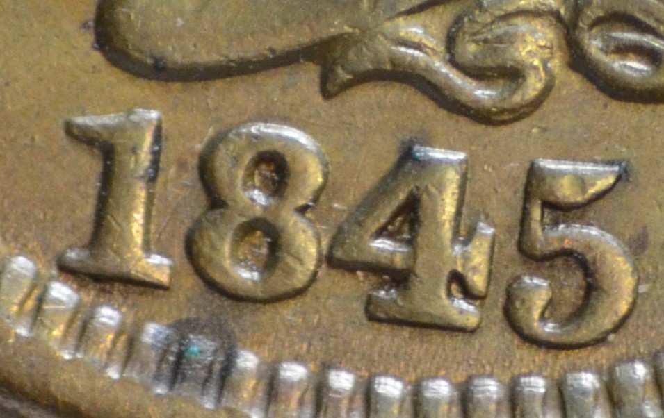 1845-Large-Cent-Newcomb-7,-Please,.pretty-Please