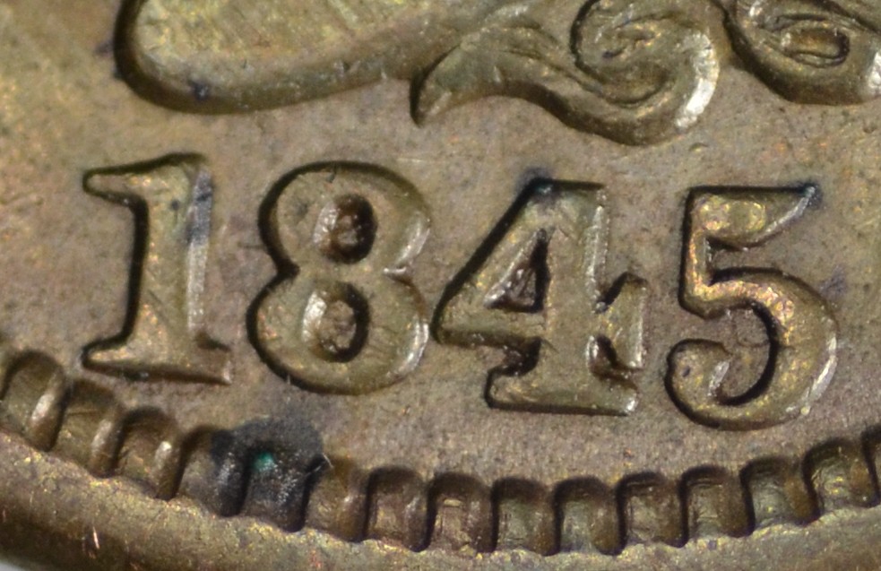 1845-Large-Cent-Newcomb-7,-Please,.pretty-Please