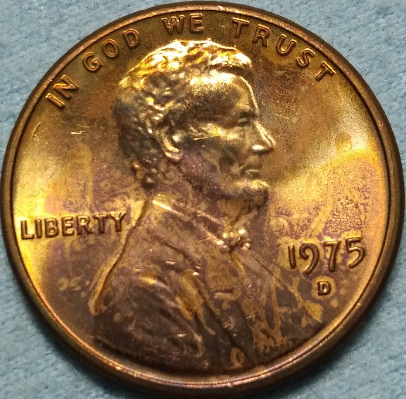 Uncirculated-1974-Lincoln-Cent-With-Scratchs-From-Philadelphia-Mint