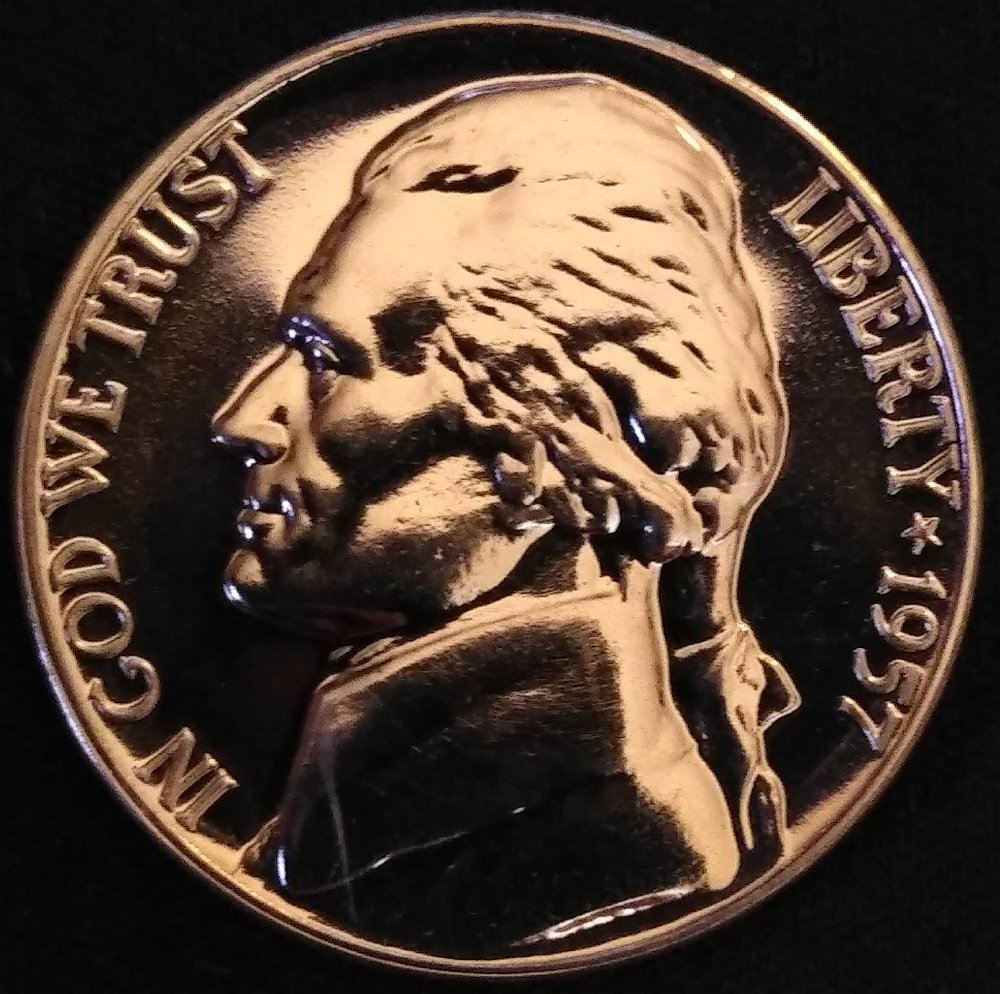 1957-Jefferson-Nickel-Proof---Qdo?---Thoughts-Please