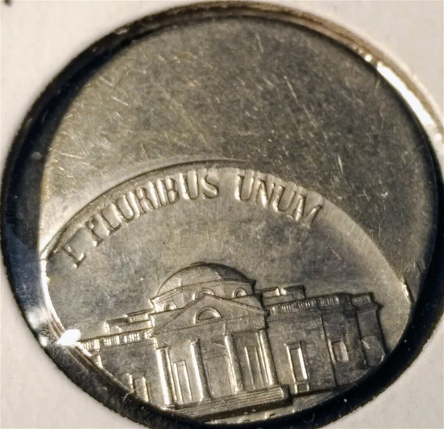 1972-Jefferson-Nickel---Struck-50%-Off-Center---Grade?-Value?-Full-Steps?