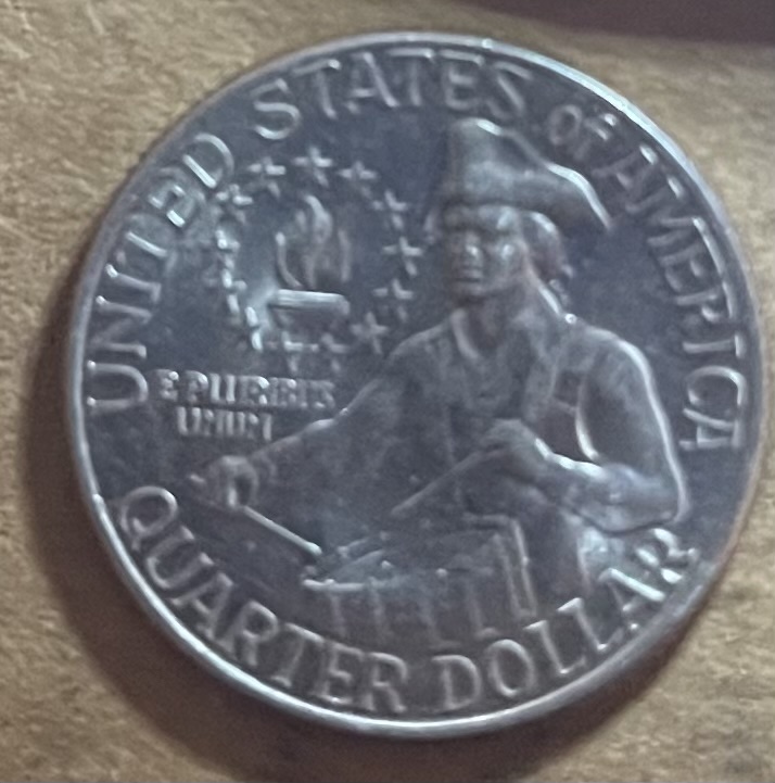 1976-Bicentennial-Quarter-With-Missing-Eye