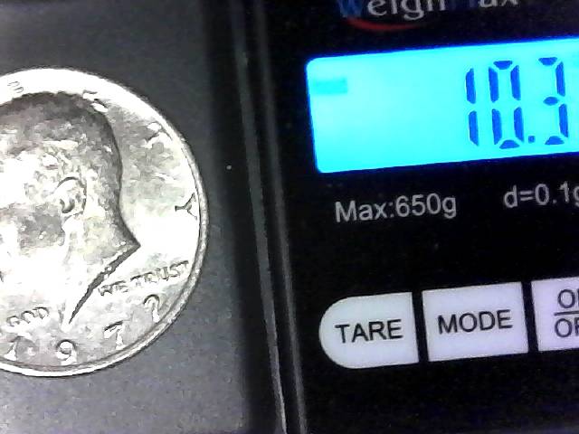 1972-Kennedy-Weighing-10.3-Grams-Found-CRHing