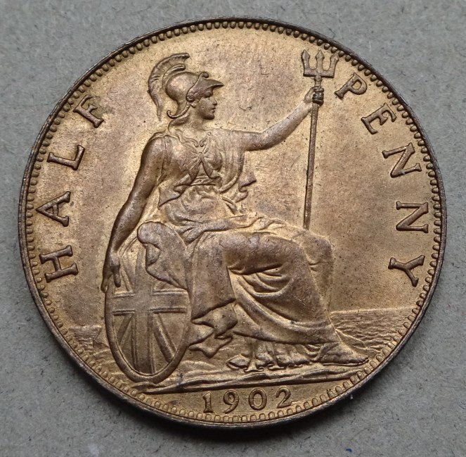 1902-Edward-VII-Halfpenny-For-Grading