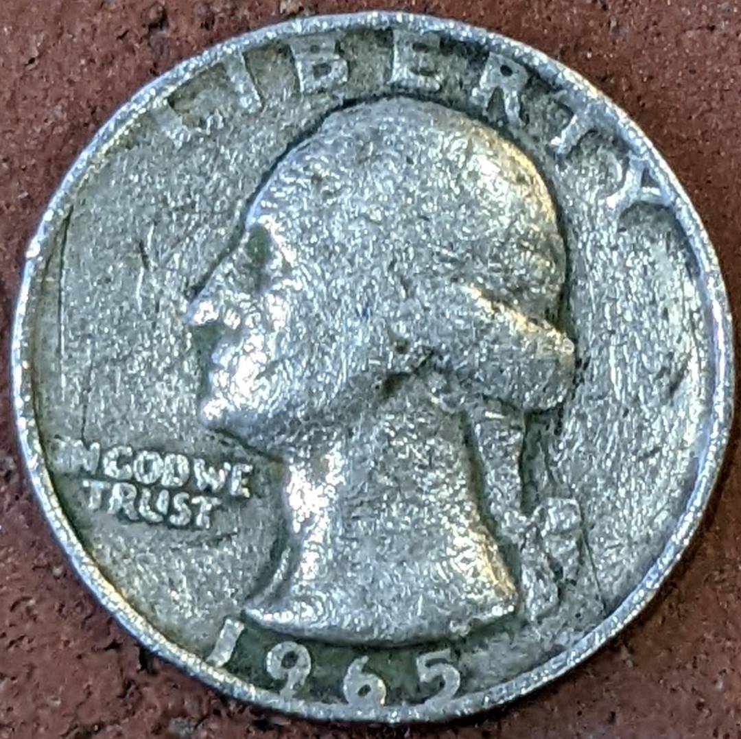 1965-Quarter-Possibly-Missing-Layers-Of-Clad?