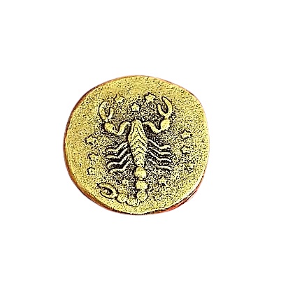 Gold-Coin,-Made-Of-21-Carat-Pure-Gold,-Jewish-Heritage,-Ancient-Egypt