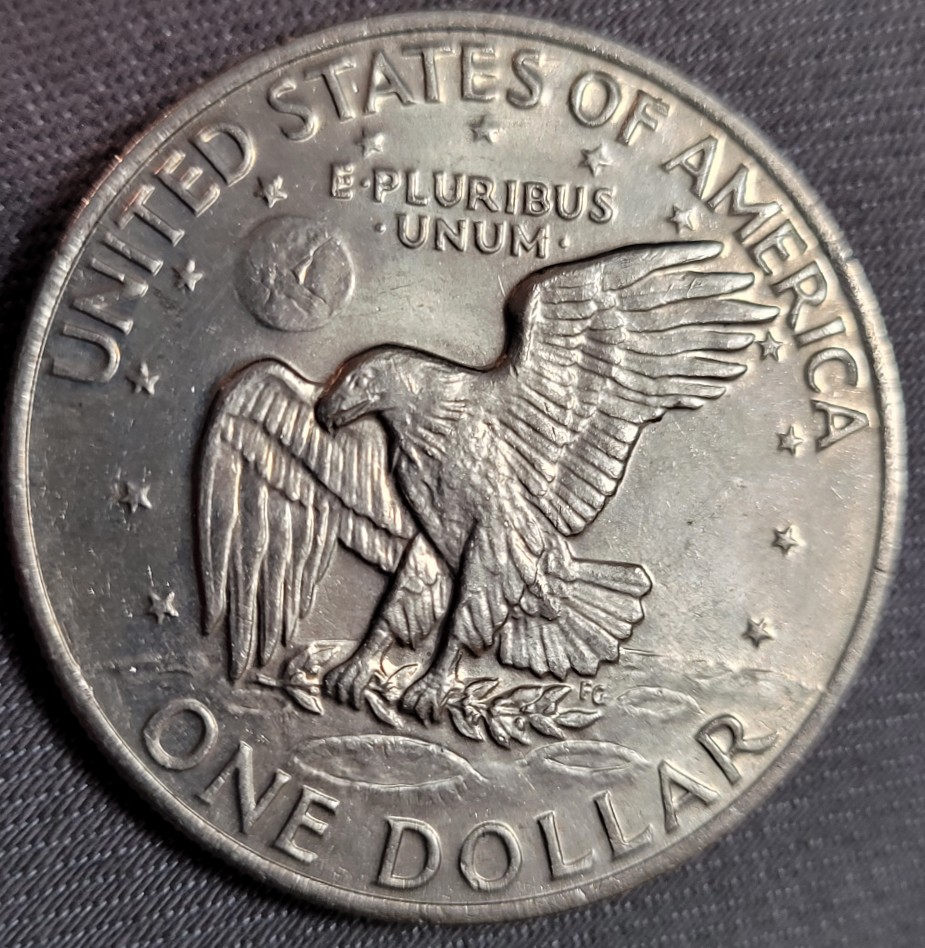 1972-Eisenhower-Dollar,-Type-2
