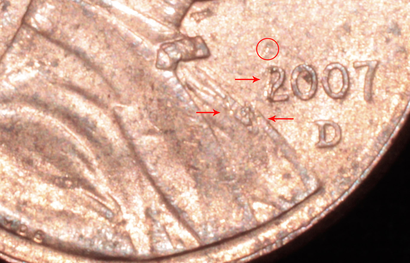 2007-Lincoln-Penny-Damage