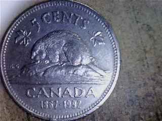 Elizabeth-II-5cent-Canadian-Coin