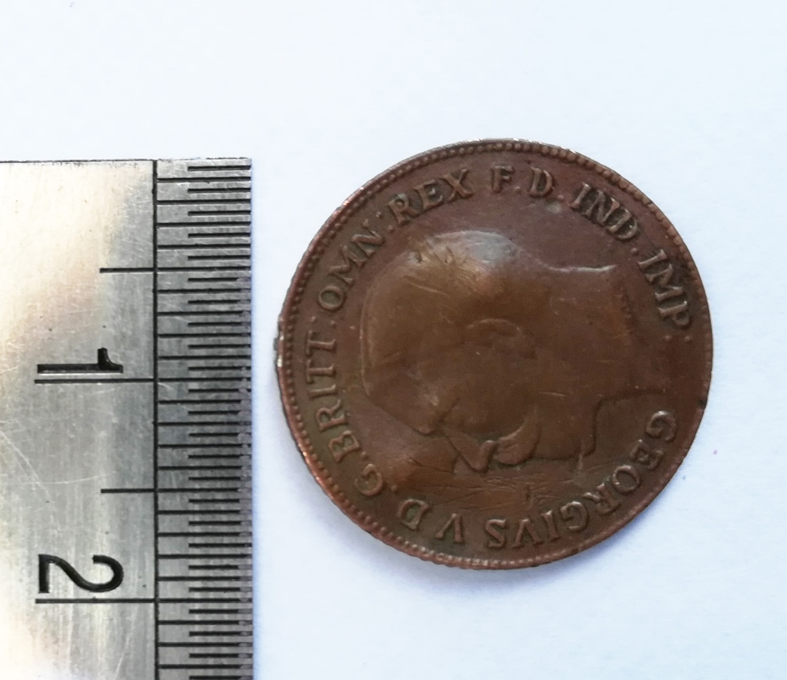 George-V-Mystery-Coin-1918-Id:--St-Basil-Pie-Token