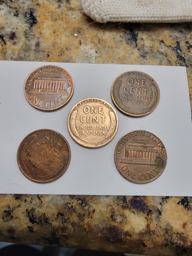 1941-No-Mint-Mark-Penny-With-Different-Color.