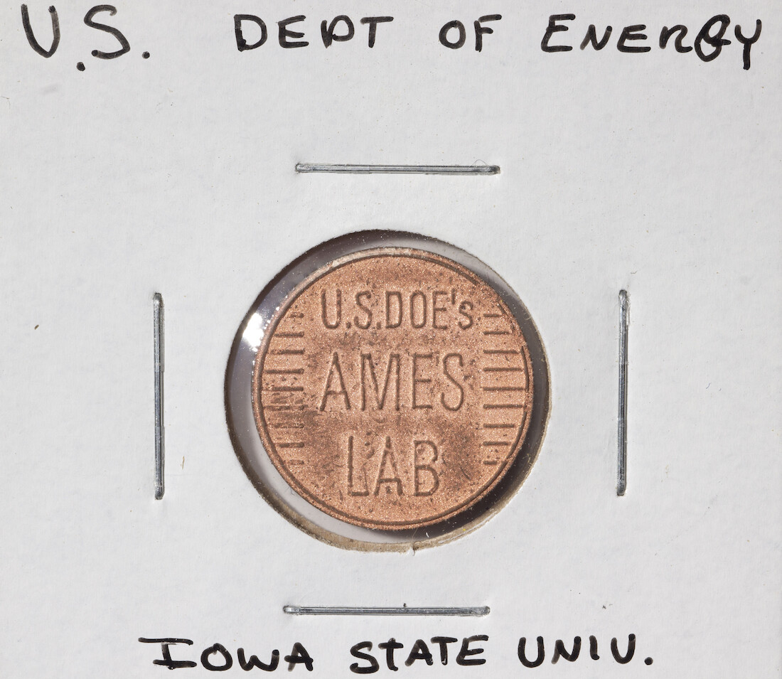 US-Dept.-Of-Energy,-Ames-Labs-Token?----Spent-Fuel?