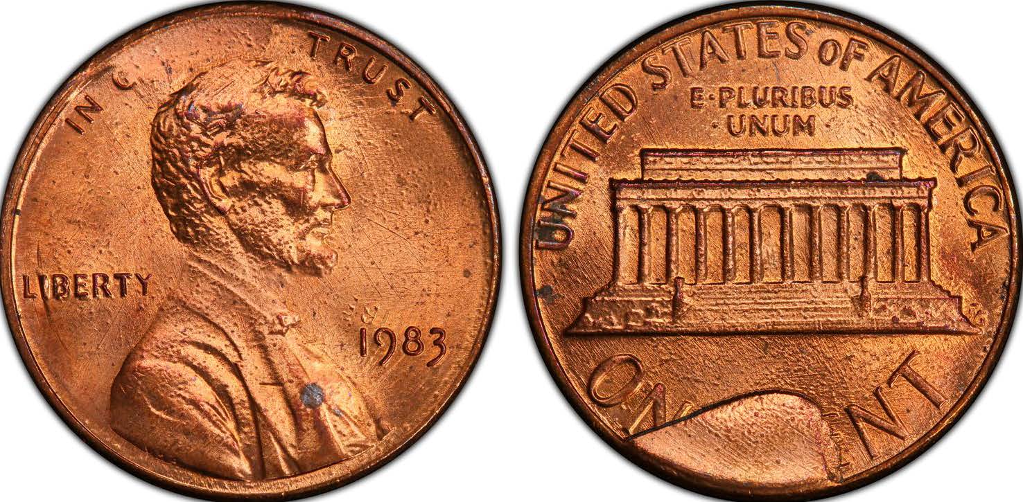 1983-Lincoln-Cent-FS-401?-Liberty-Above-The-Date-Visible-Reversed