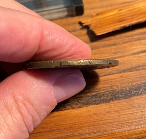 Azores-Terceira-1829-Cast-80-Reis,-Strange-Indentations?-Ideas?