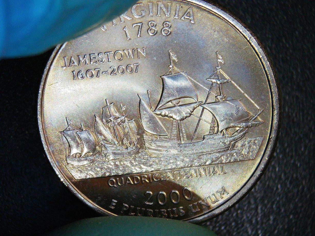 2000-State-Quarter-Virginia.-Is-This-Possible-Gold-Plating?