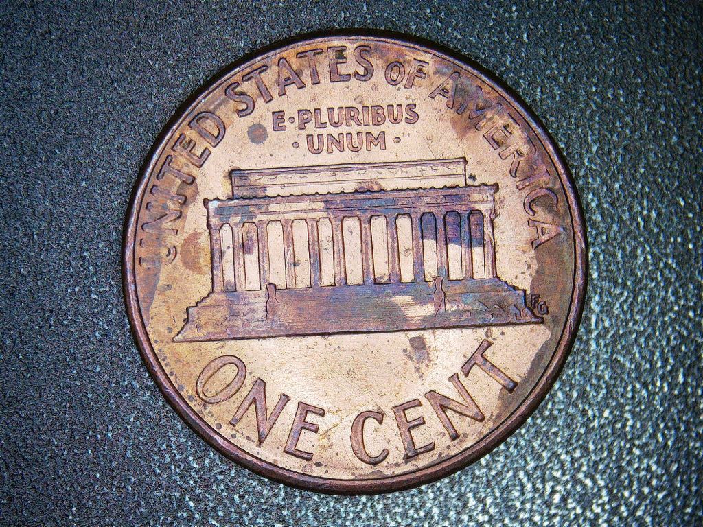 1989-Lincoln-Memorial-Penny.-United-Was-Odd