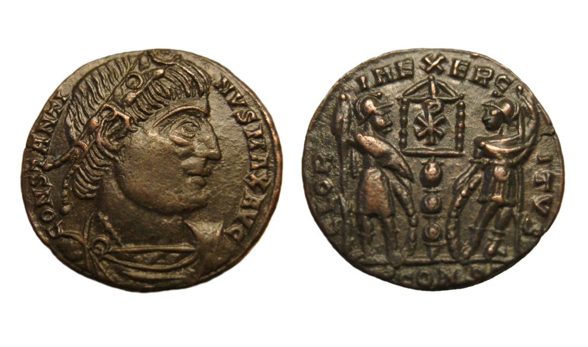 My-Roman-Coins-With-Early-Christian-Symbols