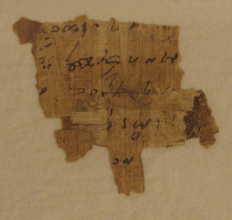 Homer-Scroll-And-Papyrus-Fragments