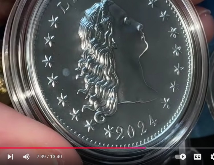 230th-Anniversary-Flowing-Hair-Silver-Medal