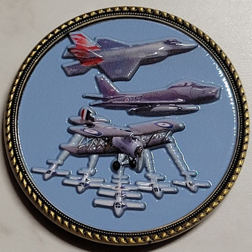 Commems-Collection-Canadian:-2024-Royal-Canadian-Air-Force---Annual-Silver-Dollar-/-Regular-Edition
