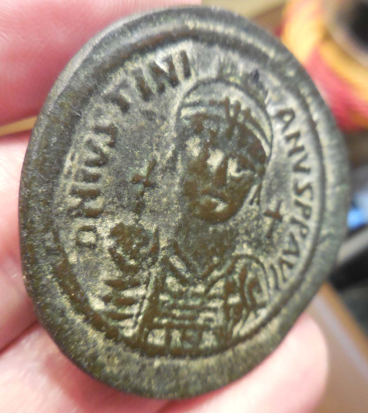 45-MM,-17.83-G-Justinian-Follis-A-/-N-/-N-/-O-And-XII,-538-539-Ad-Nicomedia
