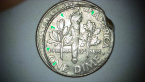 2002-D-Dime--&-Double-Rim-Across-Face-&-Second-Ear-Left-Side-Of-Face